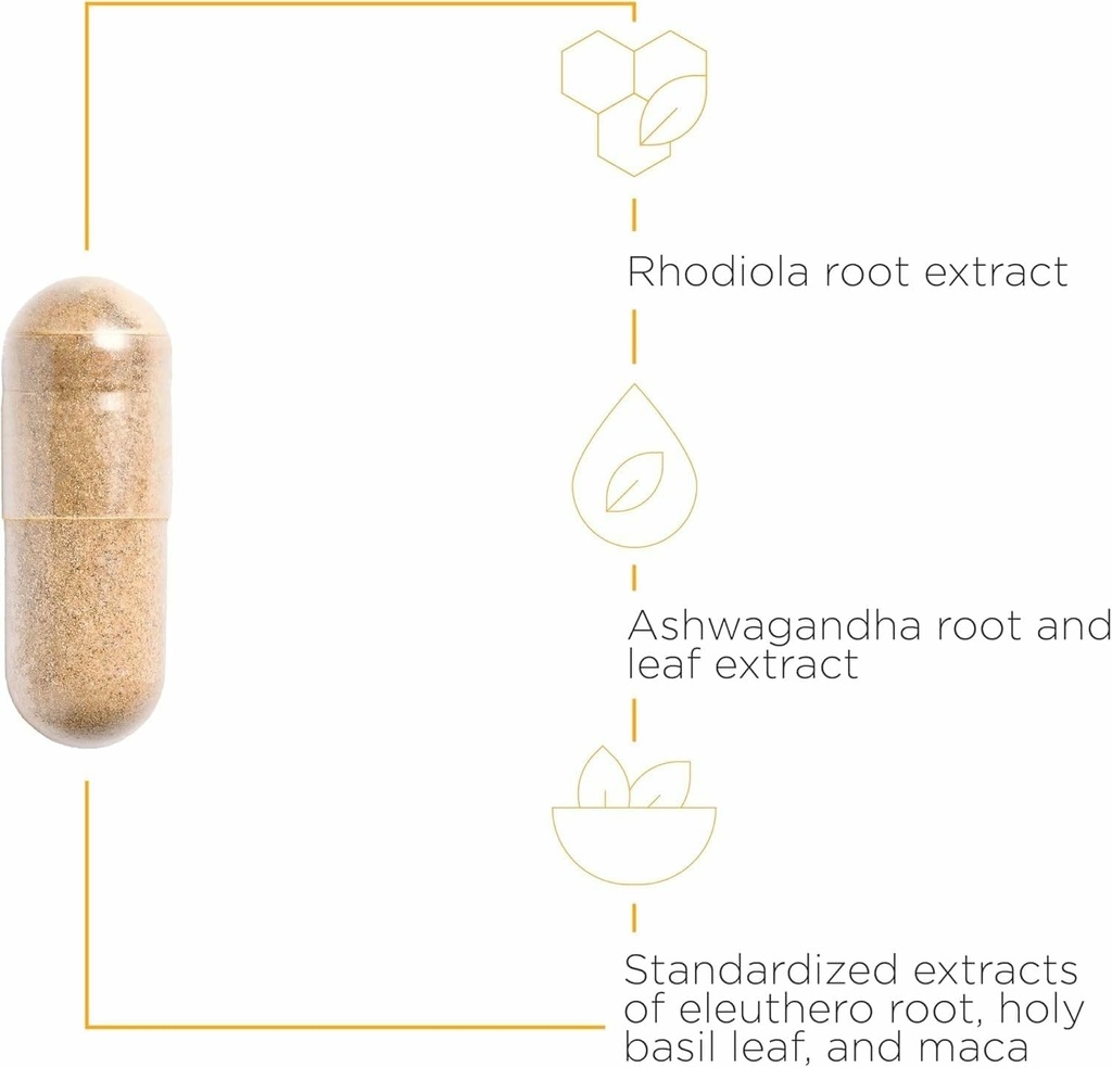 Integrative Therapeutics HPA Adapt - Adaptogenic Supplement for Stress Support* - Includes Ashwagandha, Rhodiola & Other Adaptogenic Herbs* - Vegan, Dairy-Free & Gluten-Free - 240 Capsules 4