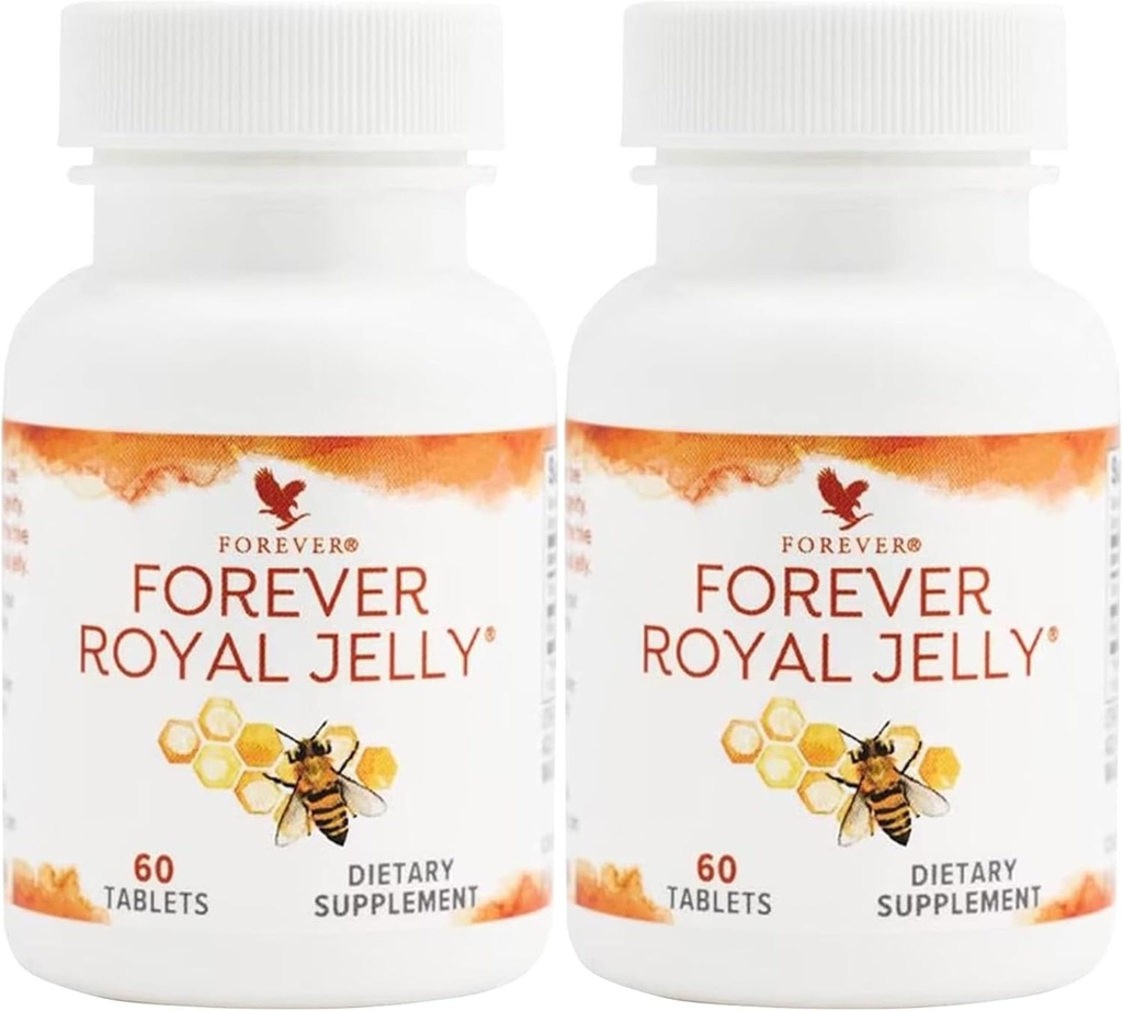 Forever Living - Royal Jelly - Vegetarian-Friendly and Gluten-Free Supplement for Energy and Vitality - 2 Bottles 2