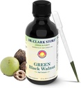 Dr Clark Store Green Black Walnut Hull Tincture - Highly Potent Formula with Black Walnut Extract - All Natural Intestine Support Black Walnut Tincture Comes with a Dropper, 2 fl. oz (60cc) 2