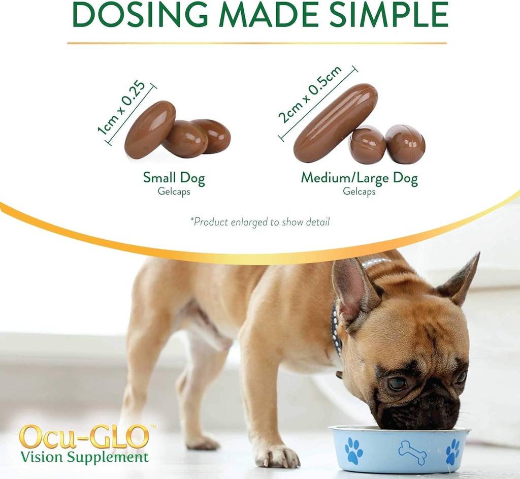 Ocu-GLO Vision Supplement for Medium to Large Dogs (45ct) 6