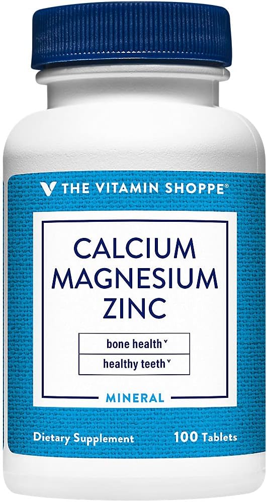 Calcium, Magnesium, & Zinc with Vitamin D - Supports Healthy Bones & Teeth (100 Tablets) 2