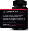 FORCE FACTOR DIM, 3-Pack, Pills to Decrease Estrogen in Men, Diindolylmethane Supplement with Key Natural Ingredients and Superior Absorption, Diindolylmethane 300mg, Works Fast, 90 Capsules 4