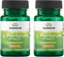 Swanson L. Plantarum - Digestive Supplement Promoting Gastrointestinal Balance & Bowel Regularity - Natural Formula to Help Reduce Bloating - (30 Veggie Capsules) 2 Pack 2