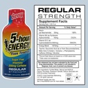 5-hour ENERGY Regular Strength Energy Shot, Berry Flavor (1.93 oz., 24 Count) Zero Calories & Sugar-Free 200 mg Caffeinated Shot, Amino Acids & B Vitamins, Dietary Supplements 3