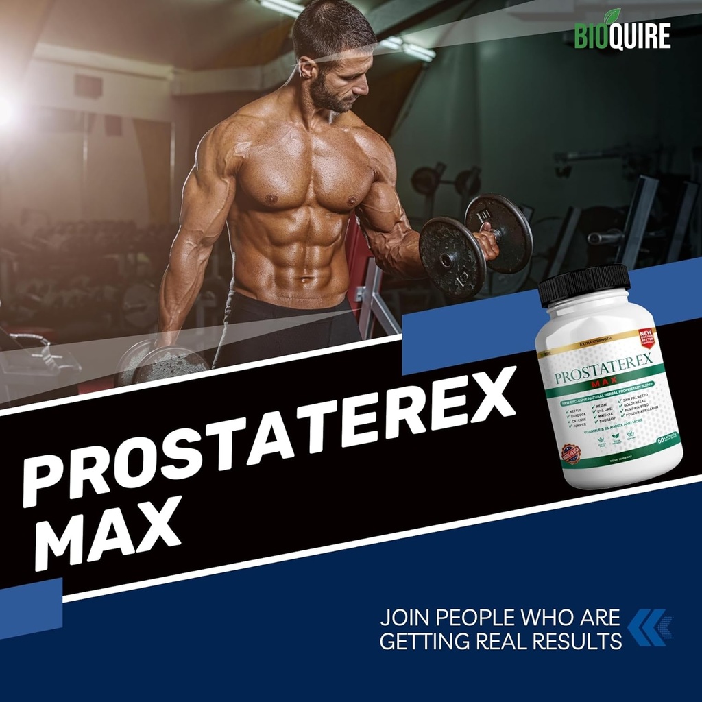 ProstateRex Max Extra Strength Prostate Health Support Supplement, Saw Palmetto, Vegan, Non-GMO, Gluten-Free – 300 Capsules (5) 6