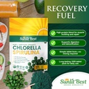 Sunlit Best Chlorella Spirulina Tablets - Organic USDA, Premium Spirulinas and Chlorella Capsules 500 Pills - Chlorellas Natural Superfood with Spirulina Algae, Enzymes Chlorophyll & Vegan Protein 5