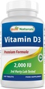 Best Naturals Vitamin D3 2000 IU (50 mcg) - 100 Tablets - 100 Days Supply - Helps Support Immune Health, Strong Bones and Teeth, & Muscle Function (100 Count (Pack of 1)) 2