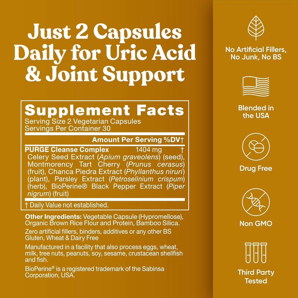 Uric Acid Purge and Primal Move Bundle - Advanced Whole-Body Joint Health Support for Active Mobility, Flexbility & Comfort 6