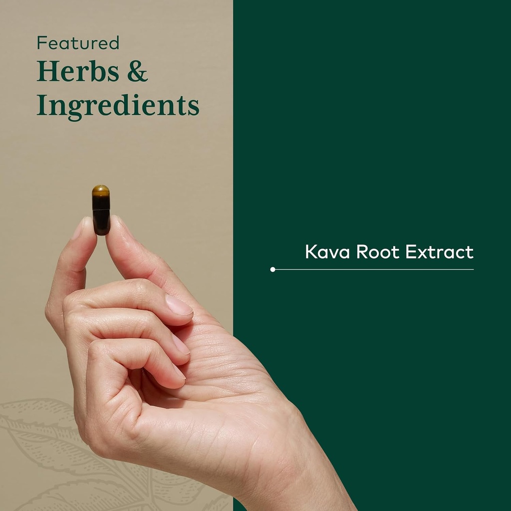 Gaia Herbs PRO Kava 75 - Stress Support Supplement - Aids a Sense of Calm & Relaxation - 60 Liquid Phyto-Caps 5