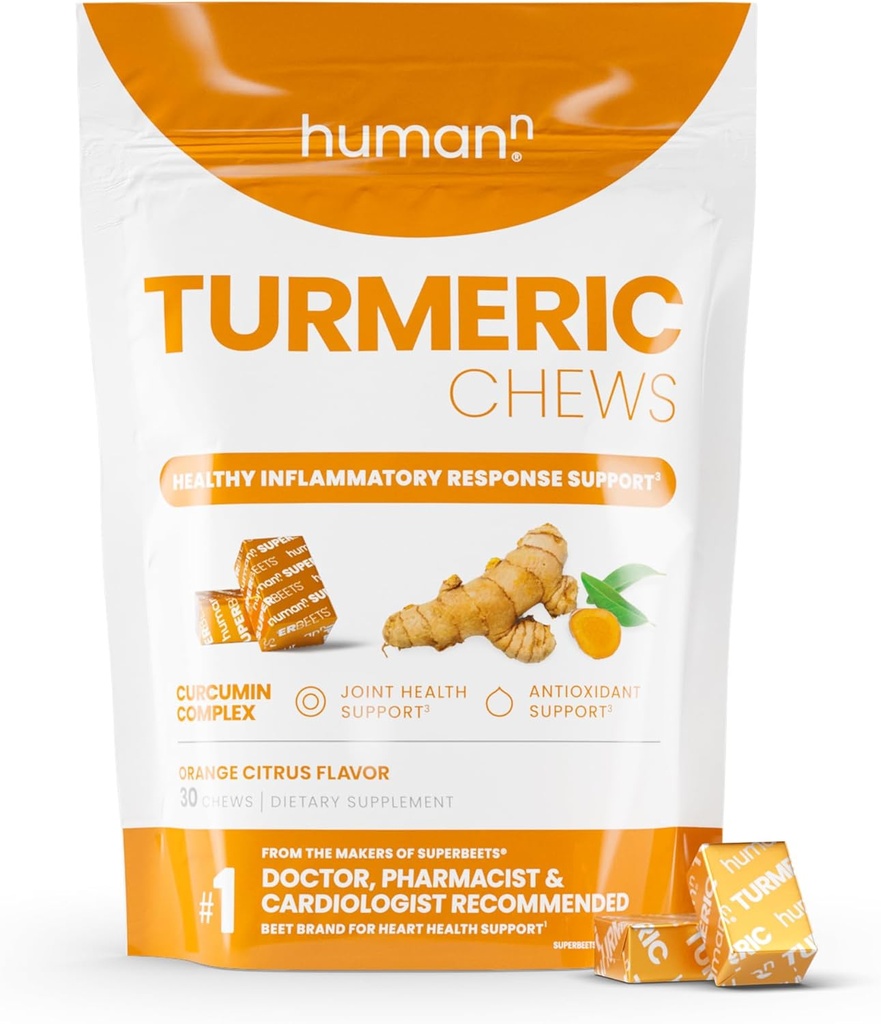 Humann SuperBeets Memory + Focus & Turmeric Chews 5