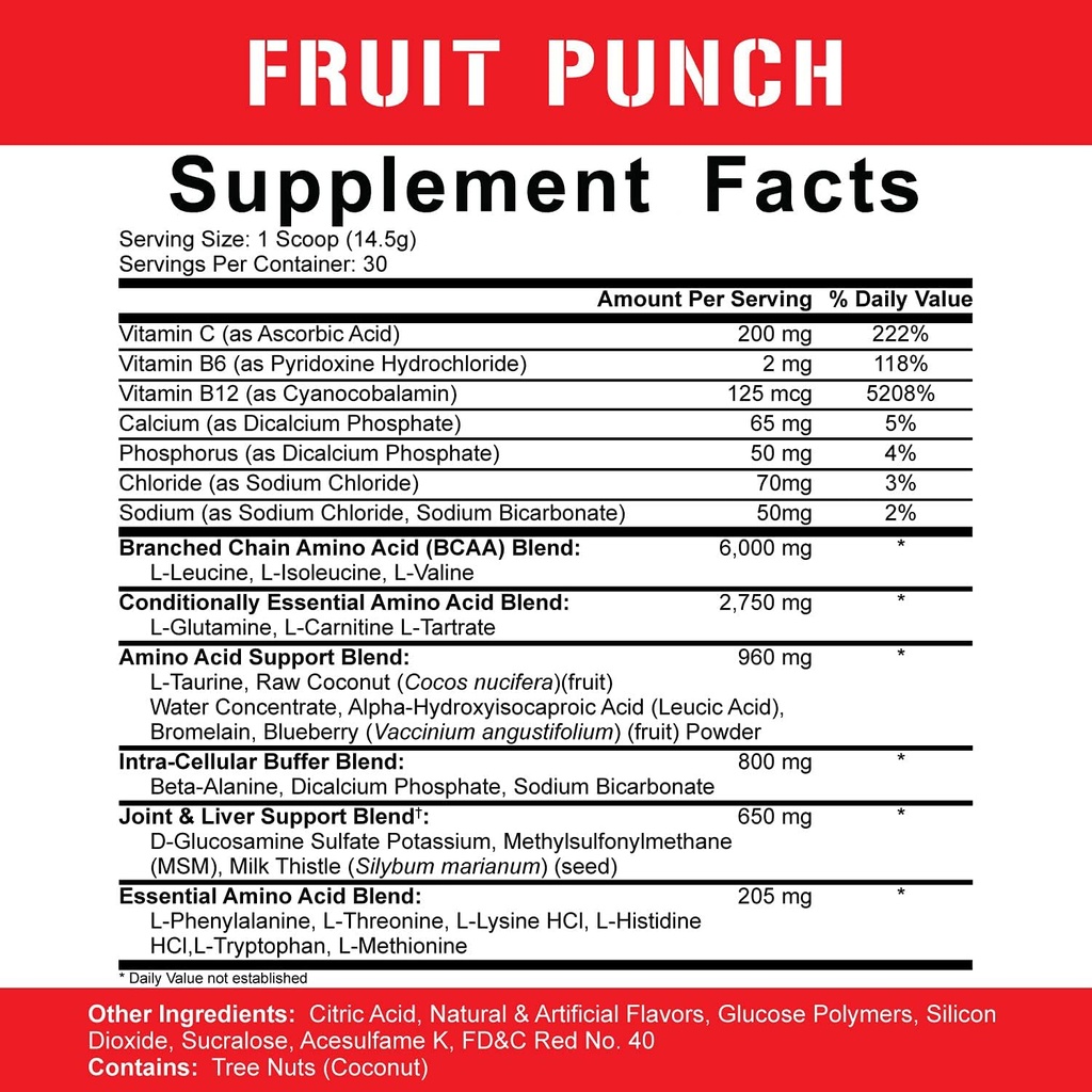 5% Nutrition Rich Piana Bundle | AllDayYouMay BCAA Powder + Kill It Reloaded High-Stim Pre-Workout (Fruit Punch) 5
