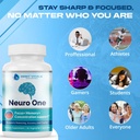 Neuro One Brain Support Supplements for Memory - Cognitive Support Supplement - Boost Focus, Mood, Clarity, Concentration & Mental Speed - Brain Supplement for Adults - 60 Capsules 6