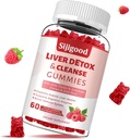 Liver Cleanse Detox and Repair Gummies - Silymarin Milk Thistle Supplement with Artichoke, Dandelion and Elderberry - Liver Support Supplement - 60 Raspberry Flavored Gummies 2