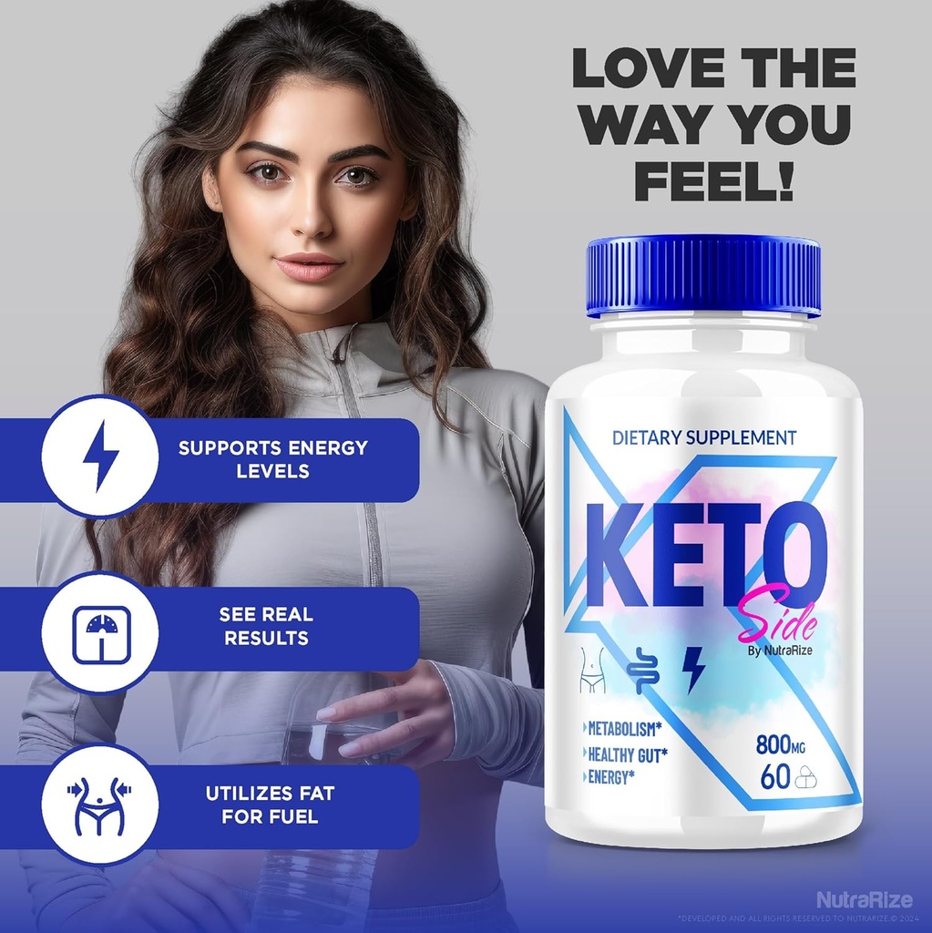 (2 Pack) Keto Side Capsules, Premium Supplement to Support Active Lifestyle, All- Natural Keto Support to Achieve Fit and Healthy Body, KetoSide Detox Pills Reviews (120 Capsules) 5