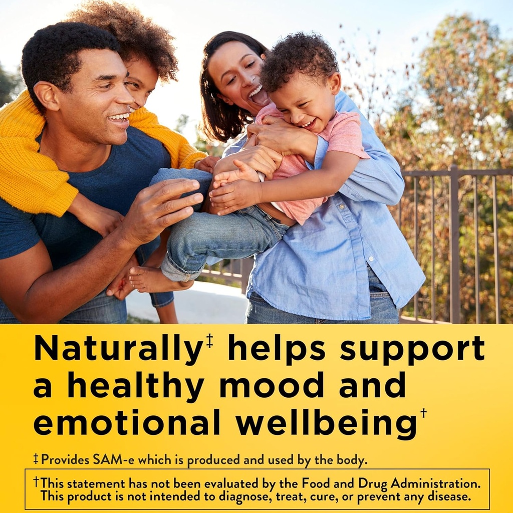 Nature Made SAM-e 200 mg Complete, Dietary Supplement for Mood Support, 60 Tablets, 30 Day Supply 3