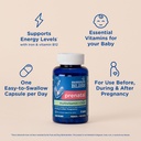 Mommy's Bliss Prenatal Multivitamin with Iron and Folic Acid, Supports Baby Development + Mom Immune System & Energy Levels w/ B Vitamins & Probiotics, Vegan & Gluten Free (45 Servings) 3