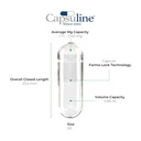 Clear Size 00 Empty Gelatin Capsules by Capsuline - 1000 Count - Gelatin Capsules - 1000 4