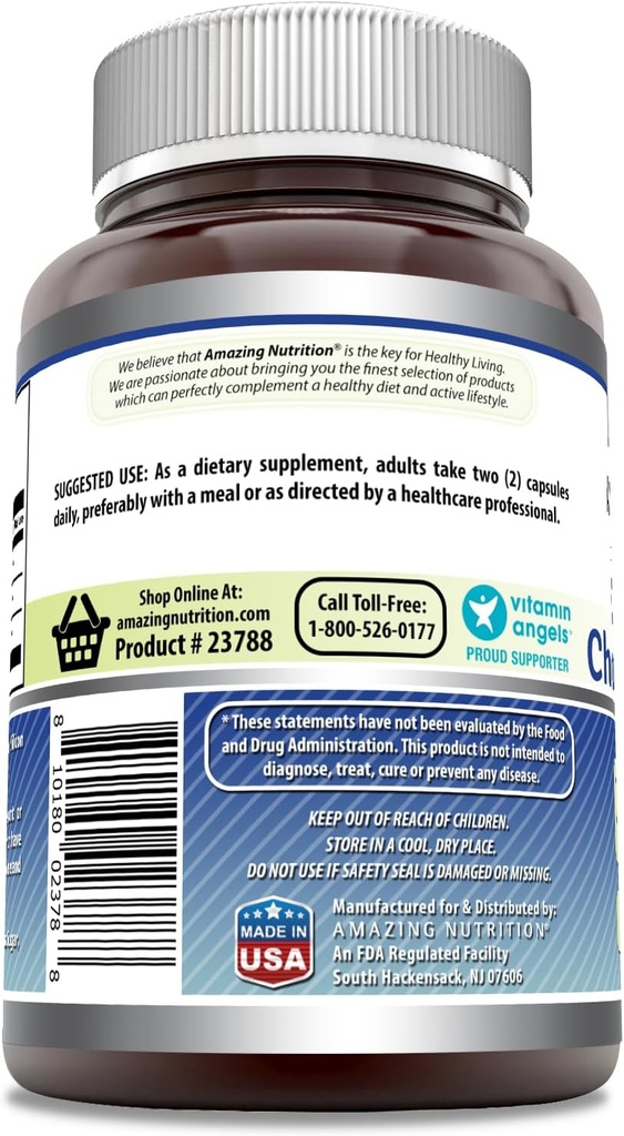 Amazing Formulas Glucosamine Chondroitin & MSM Supplement | 1850 Mg per Serving | 240 Capsules | Non-GMO | Gluten-Free | Made in USA 4