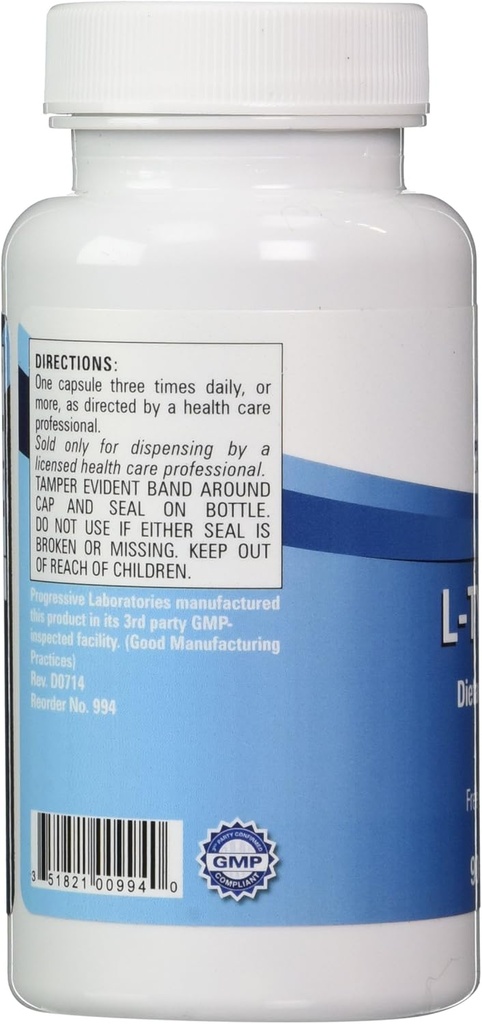 Progressive Labs L-Tyrosine Supplement, 90 Count 5