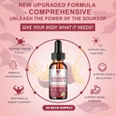 Soursop Graviola Liquid Drop - Pure Leave & Fruit Complex - 4X Effectiveness - Soursop Bitters Liquid for Immunity, Liver & Antioxidant, Herbal Goodness, 1 Month Supply, 2 Fl Oz 5