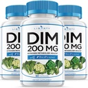 DIM Supplement 200mg - DIM Diindolylmethane Plus BioPerine - Estrogen Balance, Hormone Menopause Relief, Acne Treatment, Vegan - 60 Count 4