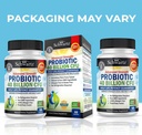 40 Billion CFU Daily Probiotic Supplement (1 Month Supply) Plus Turmeric Curcumin with Black Pepper Extract 1500mg Complex (1 Month Supply) 6