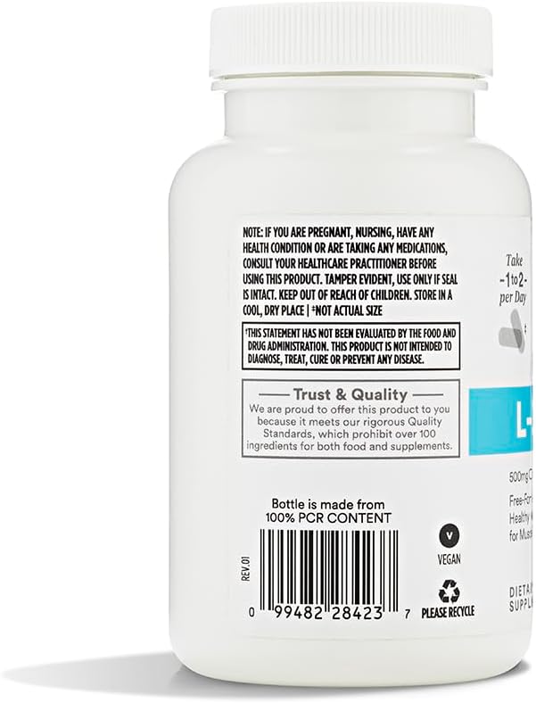 Whole Foods Market, L Carnitine 500mg, 60 ct (Pack of 2) 3