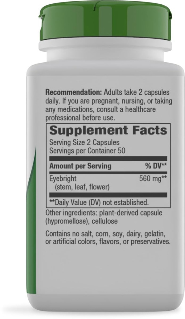 Natures Way Eyebright Herb Vegetarian Capsule, 100 ct 4