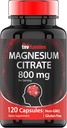 TNVitamins Magnesium Citrate 800 MG - 120 Capsules | Two Month Supply! | Pure Magnesium Citrate Powder Capsules | Citrato De Magnesio | Non-GMO | Produced in The USA! 2