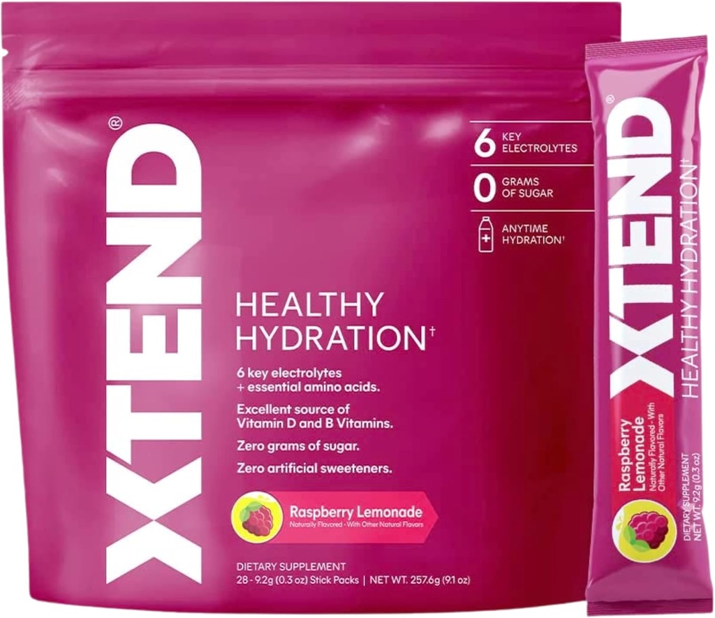 Xtend Hydration 1 Serv - 28pk Raspberry Lemonade 2