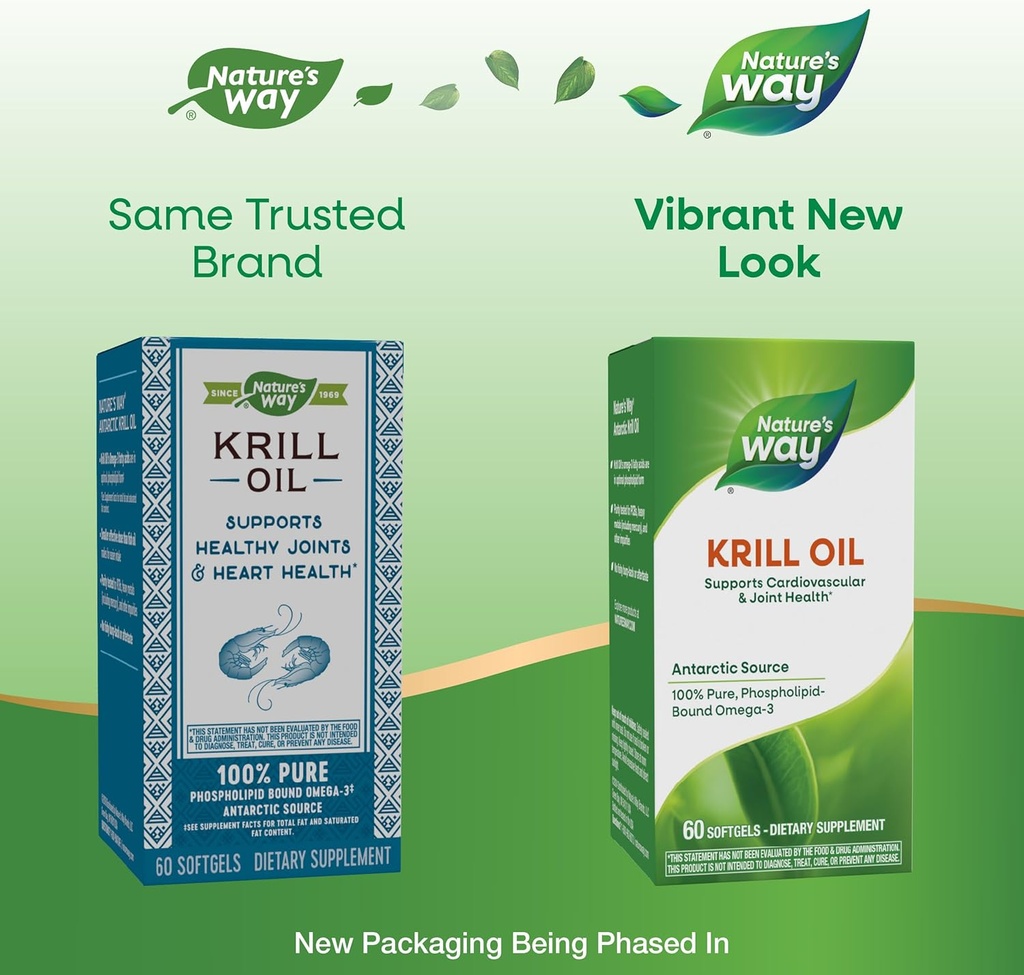 Nature's Way Krill Oil 100% Pure Krill Oil 3
