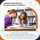 Organic Lion's Mane Turkey Tail Cordyceps Reishi Shiitake Maitake Meshima Poria Cocos Oyster Mushroom Agaricus Chaga Shiitake Snow Mushroom -150 Capsules- Made in USA 3