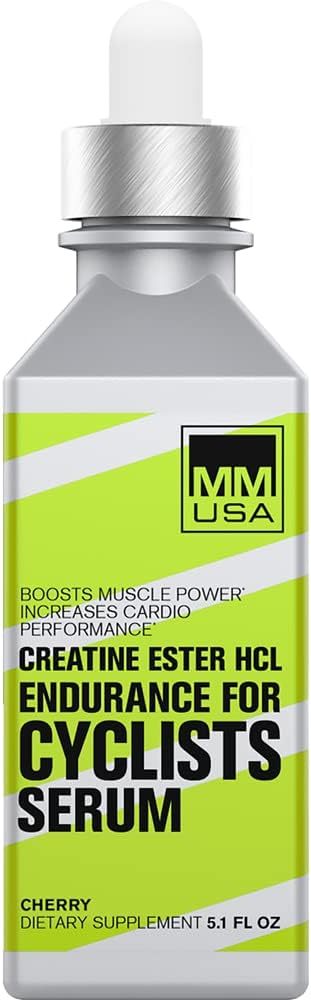 MMUSA Cyclist-Optimized Creatine Serum. Amplifies Cycling Sports Performance, Boosts Nitric Oxide Levels, Stamina, Energy, Endurance & Focus. Fights Fatigue & Lactic Acid Build Up. Cherry, 5.1 Fl Oz 2