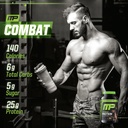 MusclePharm Combat Protein Powder, Chocolate Milk Flavor, Fuels Muscles for Productive Workouts, 5 Protein Sources Including Whey Protein Isolate & Egg Albumin, Gluten Free, 2 lb, 24 Servings 6