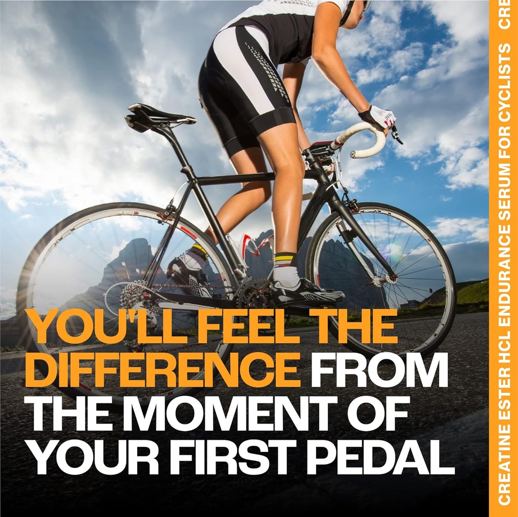 MMUSA Cyclist-Optimized Creatine Serum. Amplifies Cycling Sports Performance, Boosts Nitric Oxide Levels, Stamina, Energy, Endurance & Focus. Fights Fatigue & Lactic Acid Build Up. Cherry, 5.1 Fl Oz 6