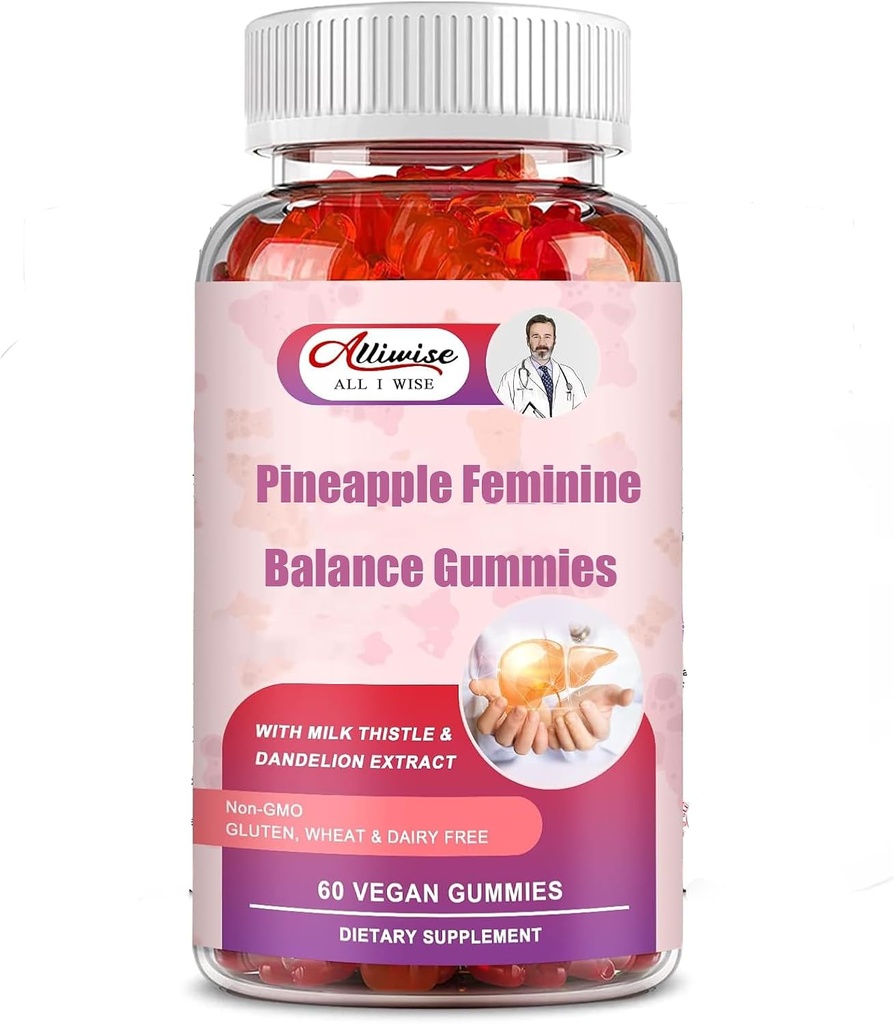 Pineapple Feminine Balance Gummies for Women Liver Support 2