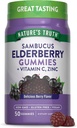 Nature's Truth Black Elderberry Gummies | 50 Vegan Gummies | with Vitamin C and Zinc | Berry Flavor | Vegan, Non-GMO, and Gluten Free Supplement 2