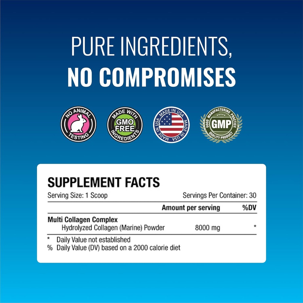 Approved Science Collagen Powder - Skin and Hair- 30 Scoops - One Month Supply 5