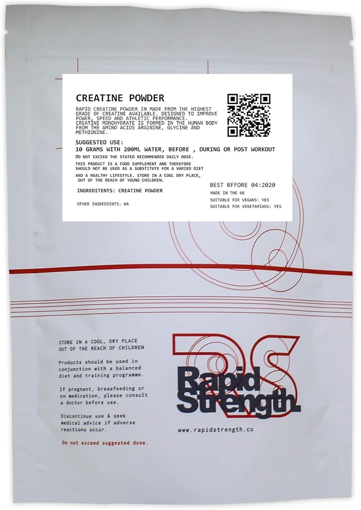 Creatine Monohydrate Powder 100g Pure Micronised Creatine 3