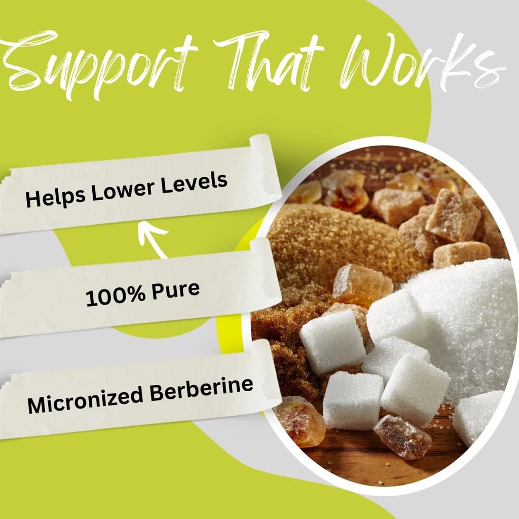 1500mg Advanced Bioavailability Micronized Berberine Supplement All Natural w/BerbeTal™ Support. 90 Total Capsules 6