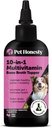 Dog Multivitamin Supplement with Salmon Oil for Dogs - Allergy Itch Relief, Digestion, Skin & Coat Health, Liquid Supplement - Dog Food Topper Bone Broth with Prebiotics (12 oz) 2