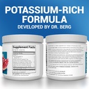 Dr. Berg Zero Sugar Hydration Keto Electrolyte Powder - Enhanced w/ 1000 mg of Potassium & Real Pink Himalayan Salt (NOT Table Salt) - Pomegranate and Cherry Hydration Drink Supplement - 50 Servings 3