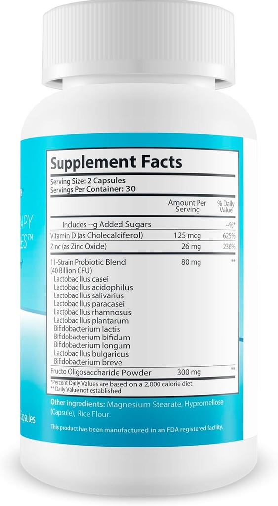 Gum Therapy Gel Capsules - Our Best Gum & Teeth Support Probiotic - Oral Dental Probiotics Gum Health Supplements - Gum & Teeth Probiotic - Our Best Oral Probiotics for Teeth and Gums - Gum Supplement 3