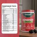 Greens+ Organic Reds Superfood Powder, Antioxidant, Polyphenol, Blend for Morning Kick, Energy, Vitality Boost, Nutrition, Vibrant Health, Vegan Soy/Dairy/Gluten Free(8.46oz) 6