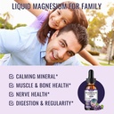 Magnesium Glycinate Liquid Drops 500mg, with Vitamin B6, Ashwagandha, L - Theanine, Chamomile, Magnesium Glycinate Supplement High Absorption for Sleep, Stress, Energy, Mood - Grape Flavor, 2 FL.OZ 3