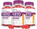 Justified Laboratories (3 Pack Fast Ripped Keto ACV Gummies Extreme 2000MG Fast Ripped Keto Gummies Apple Cider Vinegar Formulated with Pomegranate Beet Juice Powder B12 Vegan Non GMO 180 Gummys 2