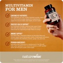 NatureWise Multivitamin for Men - Daily Male Support - Minerals & Herbs for Energy, Performance, Immunity - with Vitamin A, C, D, B-Complex - Soy & Gluten-Free, Non-GMO - 180 Capsules[3-Month Supply] 5