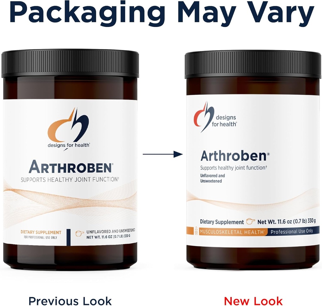 Designs for Health Arthroben Unflavored/Unsweetened - Collagen Peptides Powder + Botanicals to Help Support Healthy Joints - Peptides Drink Mix, Non-GMO (30 Servings / 330g) 5