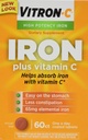Vitron-c High Potency Iron Supplement Tablets 60 Ct (Pack of 2) 2
