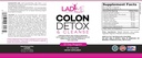 Pure Colon Cleanse & Detox 15 Day Program - Herbal Laxative Constipation Relief with Psyllium Husk, Cascara Sagrada & Senna Leaves - Special Women Intestinal Cleanser by Ladyme - 30 Capsules 6